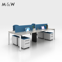 Vente directe d'usine de m & w de poste de travail moderne fabricant de bureau ensembles de meubles de bureau