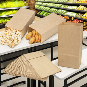 Bolsas de Papel Kraft Reciclado Ecológico para Comida para Llevar, Impresión Digital, para Restaurantes y Cafeterías - Product Image 2