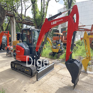 Excavateur utilisé à vendre Mini Kubota kx165 LIVRAISON GRATUITE Excavatrice hydraulique d'occasion avec des pièces de machines de construction bon marché - Product Image 4