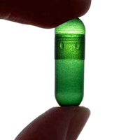 Gélatine transparente et capsules végétaliennes Tailles séparées 000 00 0 1 2 3 4 Matière première certifiée Halal Capsules végétales vides HPMC