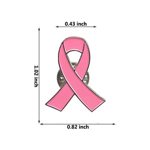 Pin <span class=keywords><strong>de</strong></span> Solapa Personalizado con Cinta Rosa y Gorros Cruzados, para la Concienciación sobre el Cáncer <span class=keywords><strong>de</strong></span> <span class=keywords><strong>Mama</strong></span>, con la inscripción '<span class=keywords><strong>Octubre</strong></span> Encantado', que promueve la detección <span class=keywords><strong>de</strong></span> metales y salvando vidas - Product Image 3