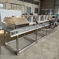 Nouvelles frites frites Hot Dog poulet escalope croustilles de maïs faisant la machine-friteuse incluse pour la ligne de production de collations frites