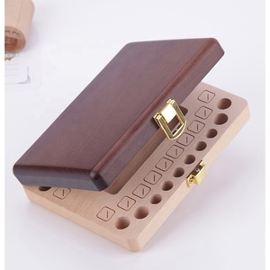 Tùy Chỉnh Bằng Gỗ Lưu Niệm Bé Răng Chủ Răng Saver Bé Hộp Răng Với Khung Ảnh Hộp Gỗ Với Bản Lề Nắp - Product Image 4