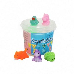 Donut Animal Shaped Mochi TPR Plastic Squeeze Toy Soft Rubber for Girls & Boys Stress Relief Office <b>Hand</b> Fidget Toys - Product Image 1