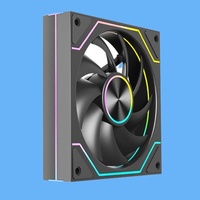 Ventilateur de Boîtier d'Ordinateur Infinite Lens Prism 9PRO ARGB avec Synchronisation Lumineuse, Contrôle Intelligent de la Température PWM, Roulement Fluide, 50000 Heures