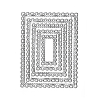 Fustelle Metalliche a Strati per Creazione di Biglietti, Fustelle per Scrapbooking e Cartoleria