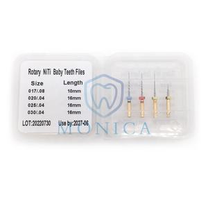 4 unids/pack nuevos tipos de limas de conducto radicular Dental BB T-files (limas de dientes de bebé) limas rotativas de <span class=keywords><strong>pulpa</strong></span> de dientes activadas térmicamente - Product Image 5