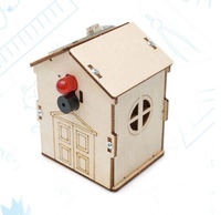 Jouets d'alarme de pluie à monter soi-même, Kit d'outils expérimental en Science technologique, apprentissage, éducation, jeux de Puzzle en bois pour enfants, aides pédagogiques