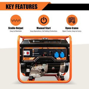 Generador de Gasolina TKH3800 230v 3.2kw 7hp, Motor de 4 Tiempos, AVR, Portátil, Generadores Eléctricos de 2.8kw en Venta - Product Image 4