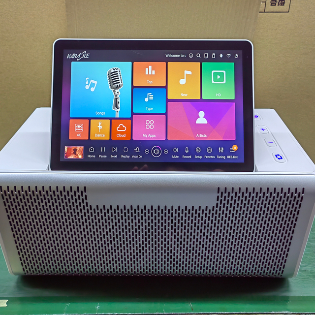 All-In-One New Model Multifunctional oke Speaker Multi-Touch Smart Screen Audio Sound Equipment Featuring Built-In Amplifier