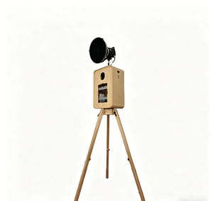 Cabina de Fotos Portátil de Alta Calidad con Control Inalámbrico Compatible con <span class=keywords><strong>iPad</strong></span>, Impresión Instantánea Vertical, Impresión a una Cara, de Madera - Product Image 4
