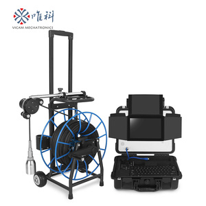 Cámara de inspección de pozos subacuáticos a prueba de agua VICAM de 100m con video de 720P y pantalla <span class=keywords><strong>Lcd</strong></span> de 10 pulgadas con de pantalla - Product Image 1