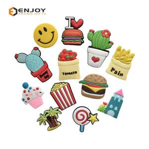 Custom Logo Sticker High Quality 2D or 3D Promotional Custom Soft Pvc Fridge Magnet