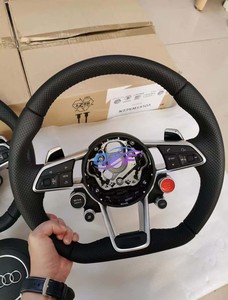 Volant de voiture en Alcantara pour Audi A3 A4L A5 A6L A7 Q8 TT R8 - <span class=keywords><strong>Prix</strong></span> de gros usine - Product Image 6