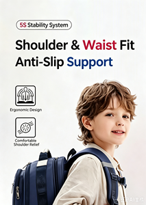 Multi Color Student <b>Backpack</b> School Bag Large Capacity Bookbag Casual Travel Daypack for Kids - Product Image 3