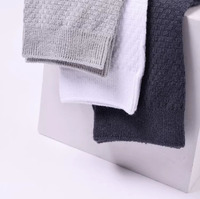 Haute qualité formelle solide fibre de bambou affaires classique travail doux désodorisant unisexe hommes chaussettes en bambou