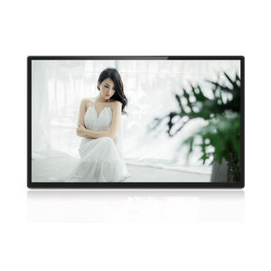 Wandbevestiging 24 inch 1080p capacitief touchscreen POE DC RJ45 RFID frontcamera Android tablet pc Rockchip quad-core commerciële advertenties - Product Image 1