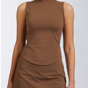 ชุดกระโปรงเทนนิสสำหรับเล่นกีฬากลางแจ้งสำหรับผู้หญิงเอวสูงระบายอากาศได้ดีแห้งเร็วกระโปรงแบดมินตันชุดกีฬาฟิตเนสแบบสบายๆ - Product Image 2