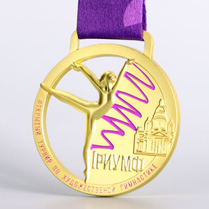เหรียญฟินเชอร์สำหรับการแข่งขันกีฬาวอลเลย์บอลยิมนาสติกโลหะไม่มีการสั่งซื้อขั้นต่ำ - Product Image 1