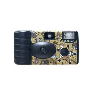 Cámara <span class=keywords><strong>desechable</strong></span> de un solo uso personalizada al por mayor de fábrica con flash Build in <span class=keywords><strong>Kodak</strong></span> Color Film 8exp/12exp/17exp/24exp/27exp wedding - Product Image 1