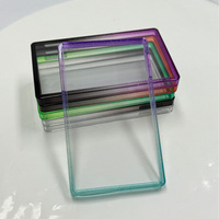 Protection de panneau arrière en TPU à dégradé de couleurs avec plaque acrylique transparente pour slab PSA