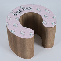 Jouet et Lit Griffoir Durable pour Chat à Jouer Seul avec Conception Accordion, Faible Évacuation du Papier, Fabriqué en Chine, Modèle CS-07, Soulage l'Ennui