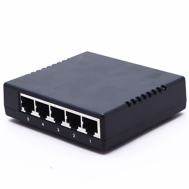 5 Port 12V 24V Passive POE Ethernet Switch Transmission Rate 100Mbps Backplane Bandwidth 1G UTP RJ45 Interface