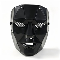 Masques d'horreur multicolores en plastique pour Halloween, accessoires de costume pour la danse et les spectacles, vente en gros du fabricant