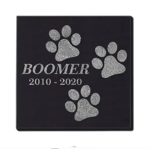 <span class=keywords><strong>Pierre</strong></span> commémorative personnalisée <span class=keywords><strong>en</strong></span> <span class=keywords><strong>granit</strong></span> <span class=keywords><strong>en</strong></span> forme <span class=keywords><strong>d</strong></span>'animal pour chien, chat et autres animaux de compagnie, style europé<span class=keywords><strong>en</strong></span>, design incurvé YuanQuan - Product Image 1