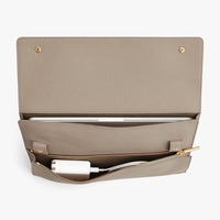 Luxe galet Faux cuir Pu pli fermeture éclair pochette étui pour ordinateur portable tablette sac pour ordinateur portable