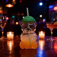 Verres à boire en forme d'ours en peluche au design classique, mignons et amusants, pour le café, le jus, le thé et le lait, pour une utilisation dans les restaurants