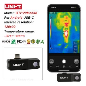 UNI-T UTi120Mobile UTi120MS UTi256M UTi260M UTi261M กล้องถ่ายภาพความร้อนอินฟราเรด ความละเอียด 256x192 (ไม่ใช่กล้องถ่ายภาพความร้อนแบบอินฟราเรดทั่วไป) - Product Image 2