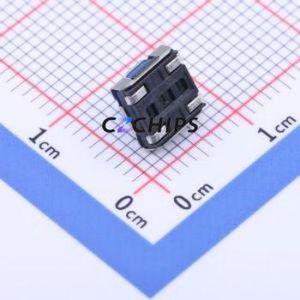 YTS-E005-2F Tactile Switch SMD Switch Single Pole Single Throw Round Button 1.8N Vertical Mount - Product Image 2