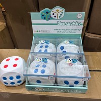 Jouet anti-stress géant en forme de dés, dés simulés avec rembourrage en farine, jouet anti-stress à récupération lente