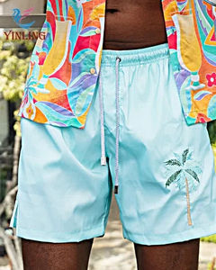 กางเกงขาสั้นชายหาดยืดได้4ทางสำหรับเด็กผู้ชายกางเกงว่ายน้ำ - Product Image 4