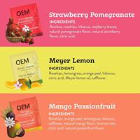 Sacs de tisane fruités organiques d'OEM multi-aromatisés pour l'amélioration de désintoxication et de beauté