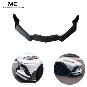 Spoiler Anteriore Nero Lucido in Plastica per <span class=keywords><strong>Corvette</strong></span> C8 - Kit Carrozzeria Modificato - Product Image 1
