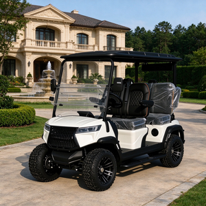 Carrito de Golf Eléctrico de 4 Ruedas y 4 Plazas con Batería de Litio para Recorridos Turísticos - Product Image 1