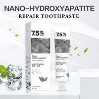 Dentifrice à 7,5 % d'hydroxyapatite pour la protection de l'émail, saveur menthe, haleine fraîche