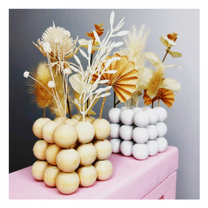 Cuentas de madera redondas de 50mm, 6 uds., cuentas de madera Natural, cuentas de madera de colores personalizadas sin terminar, forma y tamaño, entrega rápida desde la India - Product Image 1