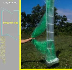 <span class=keywords><strong>Red</strong></span> <span class=keywords><strong>de</strong></span> <span class=keywords><strong>pesca</strong></span> colgante <span class=keywords><strong>de</strong></span> malla gruesa <span class=keywords><strong>de</strong></span> nailon <span class=keywords><strong>de</strong></span> tres capas con doble nudo, <span class=keywords><strong>de</strong></span> 40m, con peso y para <span class=keywords><strong>pesca</strong></span> <span class=keywords><strong>de</strong></span> fondo. - Product Image 3