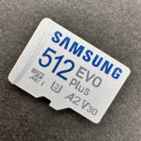 Carte mémoire originale pour Samsung EVO Plus 64GB 128GB 256GB 512GB jusqu'à 130 m/s 4K U3 V30 avec adaptateur SD