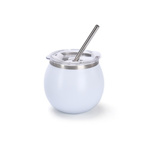 Mini Copos Térmicos Infantis de Aço Inoxidável com Isolamento Térmico, Copo de Parede Dupla com Tampa e Canudo - Product Image 1