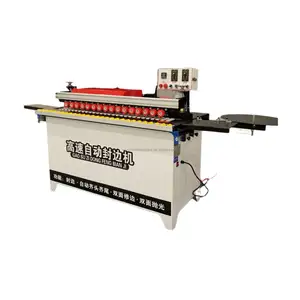 Woodworking Machinery Manual Edge Banding Machine Small With Solid Wood Corner Rounding