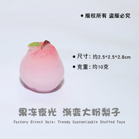 Grandes décorations lumineuses de fruits en germination, accessoires DIY pour sacs surprises, miniatures de bureau en résine