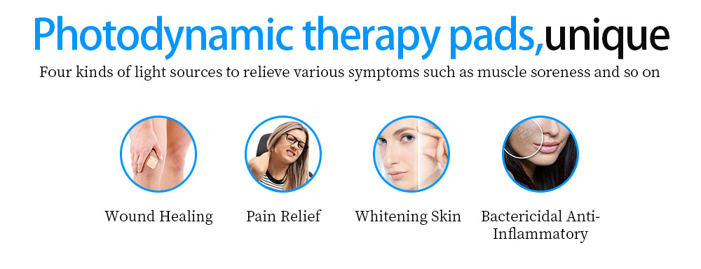 Professional multi wavelengths led near infrared light therapy device pdt treatment infrared pad