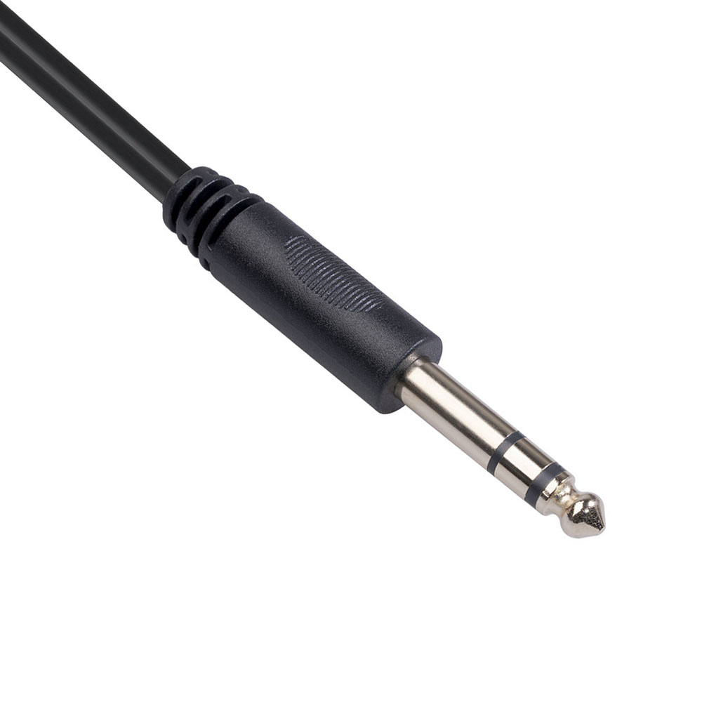デュアルRCA-1/4インチTRSオーディオケーブル6.35mmステレオプラグ-2