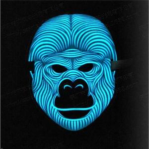 Máscara LED de EVA con Iluminación Activada por Sonido, Diseño de <span class=keywords><strong>Iron</strong></span> <span class=keywords><strong>Man</strong></span> con Música al Ritmo de TikTok para Halloween y Navidad - Product Image 5