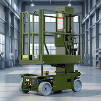 Plateforme élévatrice verticale autopropulsée haut de gamme avec panier de levage personnel et châssis stable