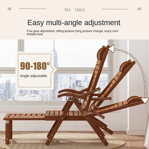 Silla Plegable para Exteriores - Silla de Descanso para el Hogar - Silla Mecedora - Silla con Respaldo para Balcón - Versión Extendida - Product Image 2